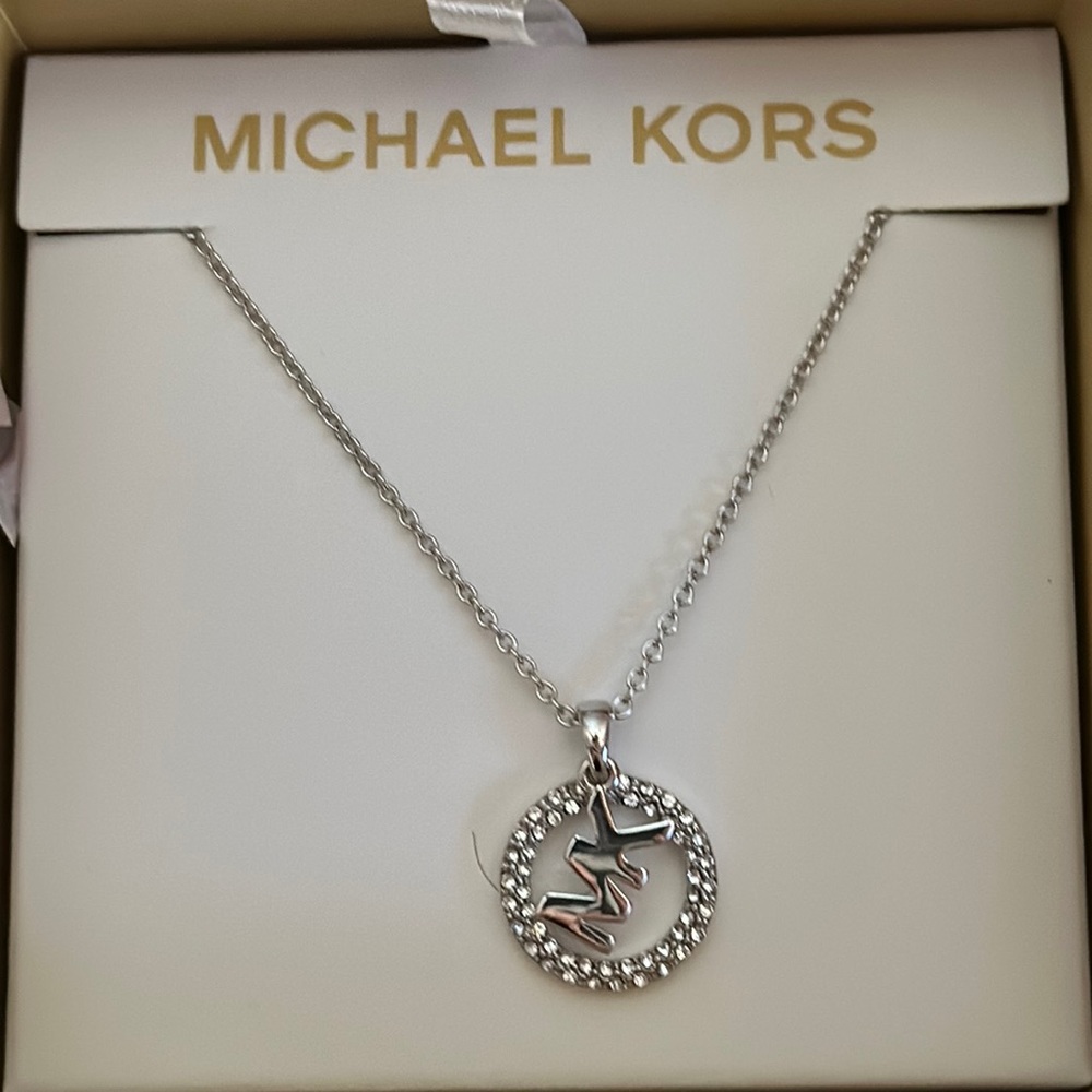 Michael Kors silver necklace